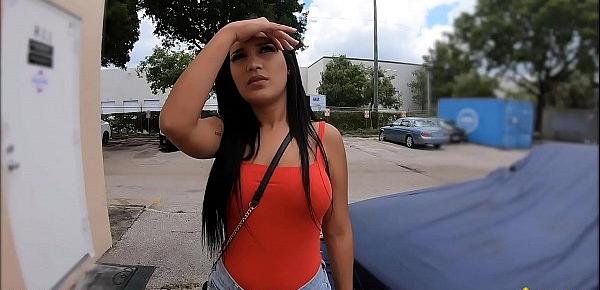 Roadside - Stranded Latina Teen Fucks Horny Mechanic